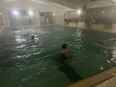 Havaların soğumasıyla Bingöl kaplıcalarına ilgi arttı
