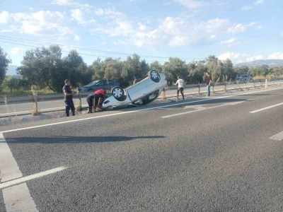 Havran yolunda trafik kazası: 2 yaralı
