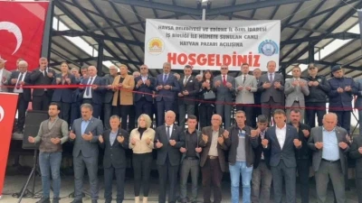 Havsa Modern Canlı Hayvan Pazarı hizmete a&ccedil;ıldı
