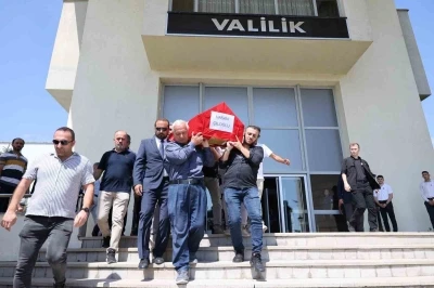 Hayatını kaybeden Yazı İşleri Müdürü için Valilik’te tören düzenlendi
