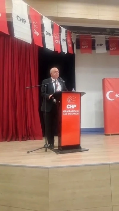 Hayrabolu Belediye Başkanı Tuncer Başoğlu CHP’den istifa etti
