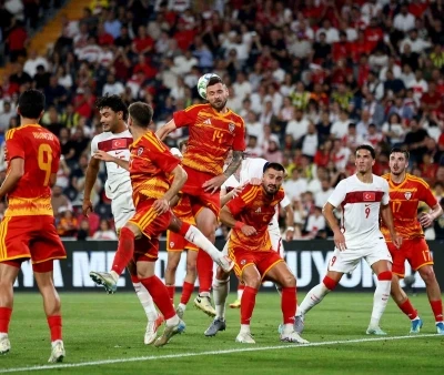 Hazırlık Ma&ccedil;ı: T&uuml;rkiye: 2 - Kuzey Makedonya: 0 (İlk yarı)
