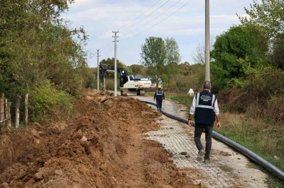 Hendek’te kesintisiz içme suyu taşıyacak hat devreye alınıyor
