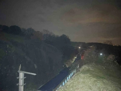 Heyelanla gelen facia ucuz atlatıldı
