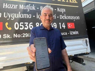 Hi&ccedil; gitmediği Siirt&rsquo;ten gelen trafik cezası, hayatının şokunu yaşattı
