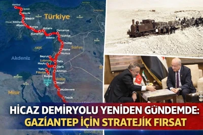 Hicaz Demiryolunda Gaziantep İ&ccedil;in Stratejik Fırsat