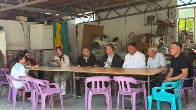 Hisarcık&rsquo;ta AK Parti&rsquo;den hane ziyaretleri
