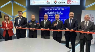 Hitit &Uuml;niversitesi Milli Teknoloji At&ouml;lyesi t&ouml;renle kaplarını &ouml;ğrencilere a&ccedil;tı
