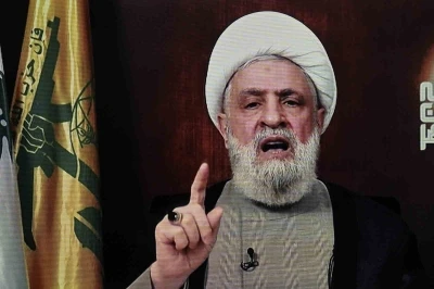 Hizbullah lideri Kasım’dan İsrail’e tehdit: &quot;Sekiz ay boyunca inşa ettikleri tüm güvenlik bir saat içinde çökecektir&quot;
