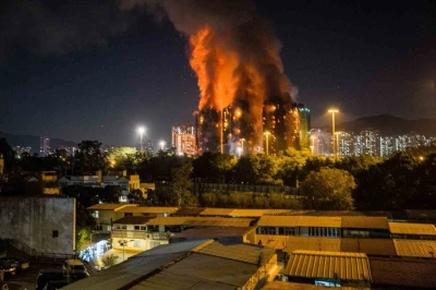 Hong Kong’daki yangın faciasında can kaybı 13’e yükseldi
