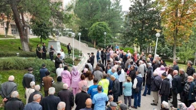 Huzurevinde deprem ve yangın tatbikatı
