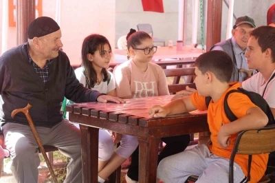 Huzurevinde spor ve keyif dolu gün
