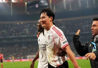 Hyeon-gyu Oh, Beşiktaş formasıyla 8. gol&uuml;n&uuml; attı
