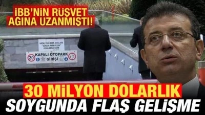İBB'nin r&uuml;şvet ağına uzanmıştı: 30 milyon dolarlık soygunda flaş gelişme
