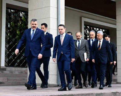 İ&ccedil;işleri Bakanı &Ccedil;ift&ccedil;i ile Adalet Bakanı G&uuml;rlek bir araya geldi

