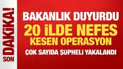 İ&ccedil;işleri Bakanlığı duyurdu: 5 g&uuml;nde 193 ş&uuml;pheli yakalandı, 78'i tutuklandı