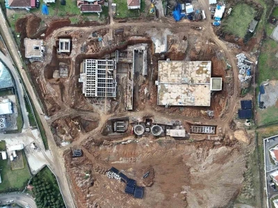 İ&ccedil;me suyu arıtma tesisi hızla y&uuml;kseliyor
