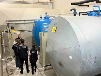 İ&ccedil;me Suyu Arıtma Tesisinde &ccedil;evre denetimi yapıldı

