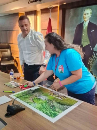 İDA SAR ekibinden Başkan Akın’a ziyaret
