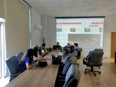 İHA Hatay Bölge Müdürü, genç iletişimcilerle bir araya geldi
