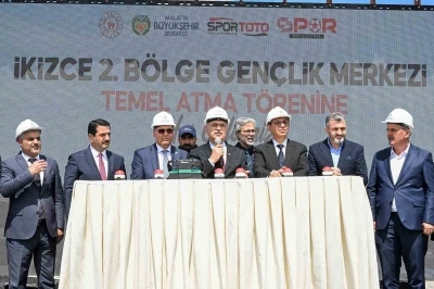 İkizce 2. B&ouml;lge Gen&ccedil;lik Merkezinin temeli atıldı

