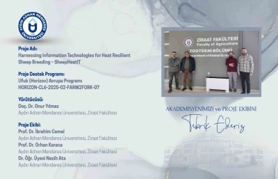 İklime dayanıklı koyunculuk projesiyle AD&Uuml;, T&uuml;rkiye&rsquo;yi Avrupa&rsquo;da temsil edecek
