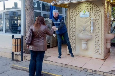 İkram &ccedil;eşmesinden binlerce vatandaş yararlanıyor