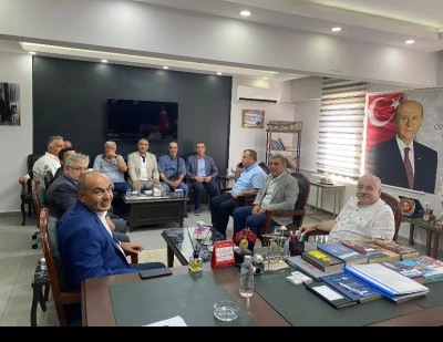 TBMM İdari Başkanı Sermet Atay, MHP Gaziantep İl Başkanlığını Ziyaret Etti