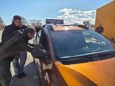 İl Milli Eğitim M&uuml;d&uuml;r&uuml; &Ccedil;ay&rsquo;dan MTSK sınav alanında denetim
