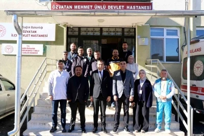 İl Sağlık M&uuml;d&uuml;r&uuml; Dr. Erşan; &Ouml;zvatan&rsquo;daki sağlık hizmetlerini yerinde değerlendirdi
