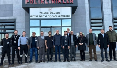 İl Sağlık M&uuml;d&uuml;r&uuml; Yavuz&rsquo;dan Midyat&rsquo;taki Sağlık Tesislerine İnceleme