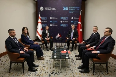 İletişim Başkanı Duran, KKTC Dışişleri Bakanı Ertuğruloğlu ile g&ouml;r&uuml;şt&uuml;

