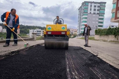 İlkadım&rsquo;da yollar yenileniyor

