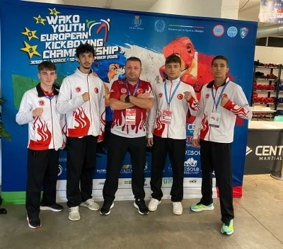 İlkadımlı sporcular Avrupa’dan madalyayla döndü
