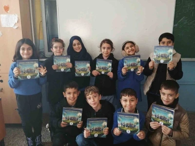 İlkokul &ouml;ğrencileri, hayallerini kitaba taşıdı
