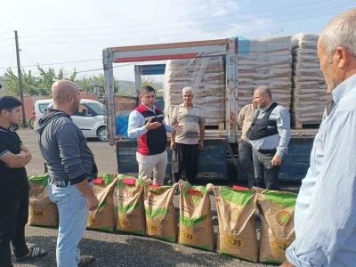 İmamoğlu’nda yangından etkilenen üreticilere buğday tohumu desteği
