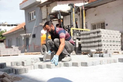 İncirliova&rsquo;da yeni yollar bayrama yetişecek
