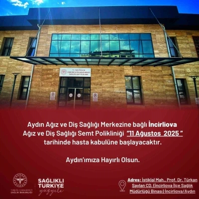 İncirliova’ya yeni diş sağlığı hizmeti
