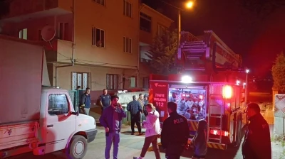 İneg&ouml;l&rsquo;de korku dolu anlar: Eski eşinin evini molotofkokteyli attı
