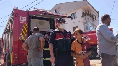 İneg&ouml;l&rsquo;de yumurta deposunda yangın: Minik Huzeyfe&rsquo;nin g&ouml;zyaşları y&uuml;rek burktu

