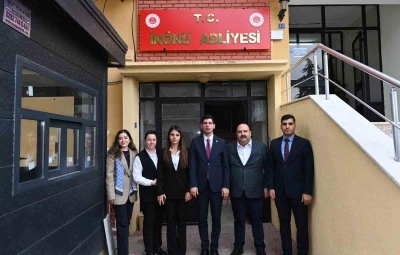 İn&ouml;n&uuml; Adliyesi&rsquo;ne hayırlı olsun ziyareti
