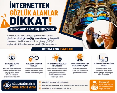 İnternetten G&ouml;zl&uuml;k Alanlara Uzman Uyarısı: &ldquo;Yanlış Tercih G&ouml;z Sağlığını Bozabilir&rdquo;