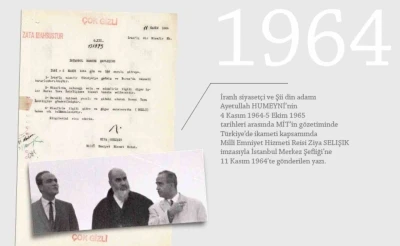 İran lideri Humeyni&rsquo;nin T&uuml;rkiye&rsquo;deki ilk g&uuml;nleri MİT raporlarında

