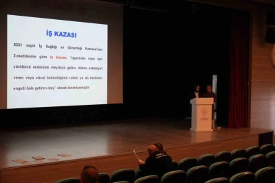 İş sağlığı ve g&uuml;venliği eğitimleri tamamlandı
