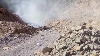 İspir’de çöp skandalı
