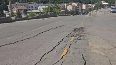 İspir’de heyelan: 70 ev boşaltıldı
