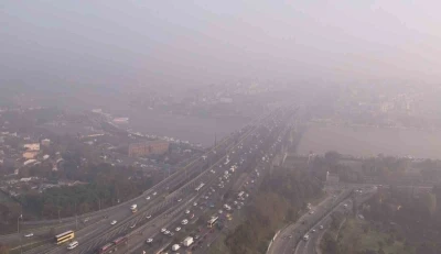 İstanbul’da etkili olan sis havadan görüntülendi
