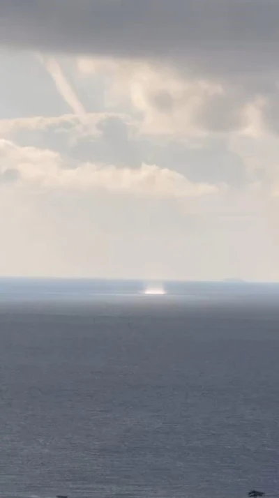 İstanbul’da  hortum görüldü
