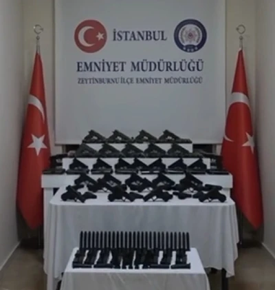 İstanbul&rsquo;da ka&ccedil;ak silah operasyonu: 91 tabanca ele ge&ccedil;irildi
