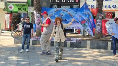 İstanbul’dan yola çıkan Filistin destekçisi Düzce’ye ulaştı
